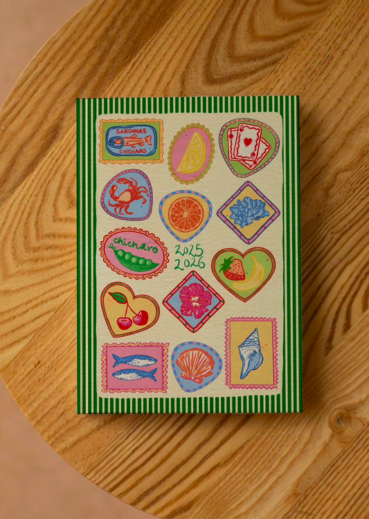 Agenda Tapa Blanda Sellos 25/26