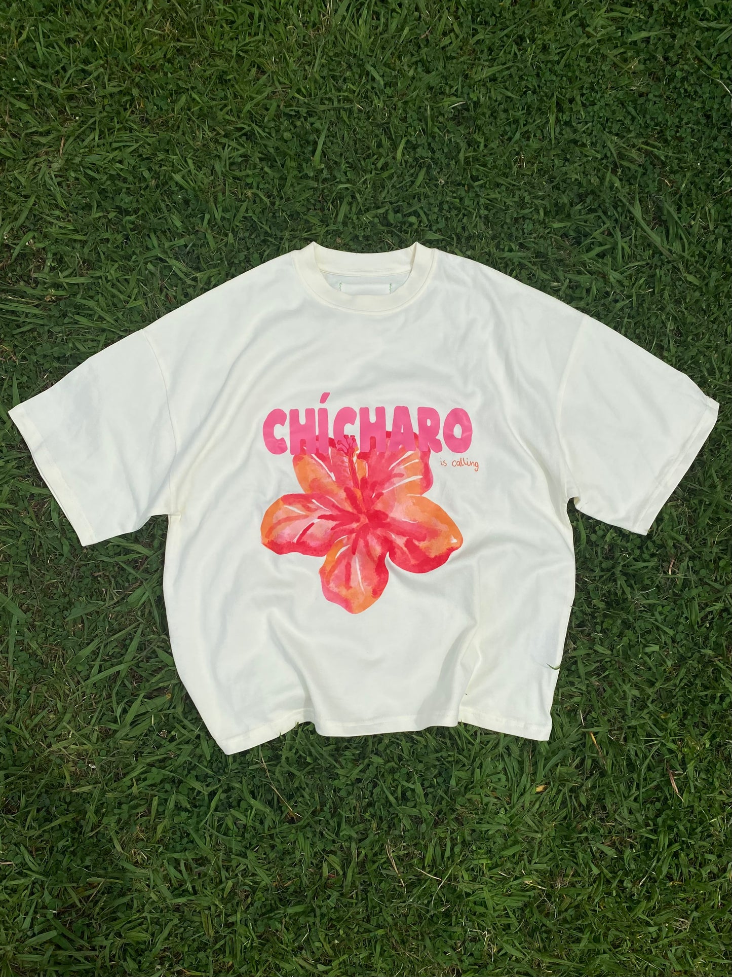 Camiseta Flor Chícharo