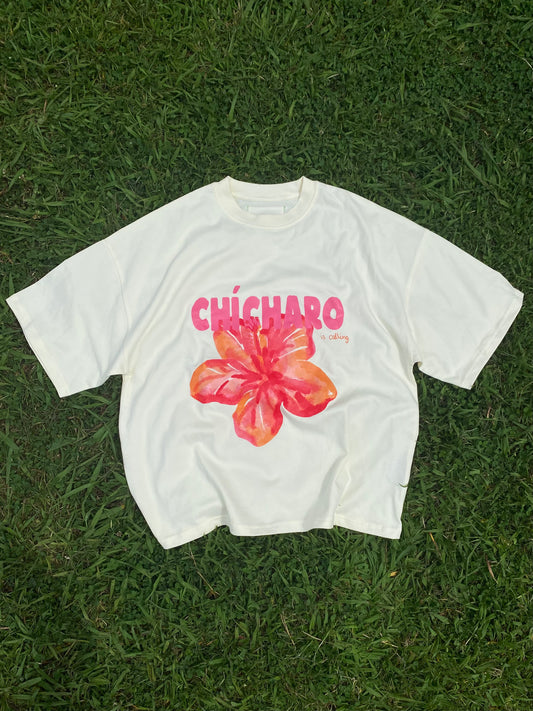 Camiseta Flor Chícharo